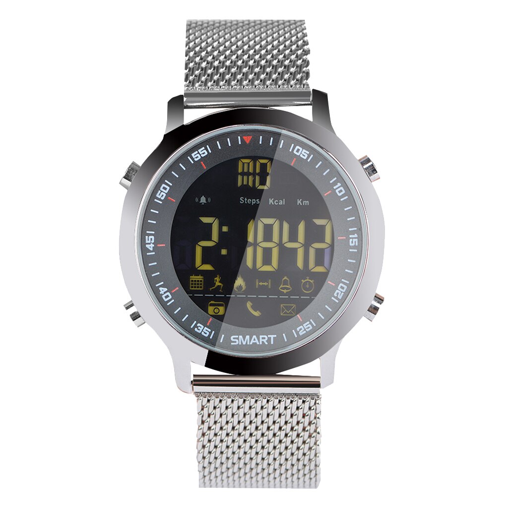 Mannen Smartwatch Stappenteller Android Telefoon Bluetooth Outdoor Zwemmen Sport