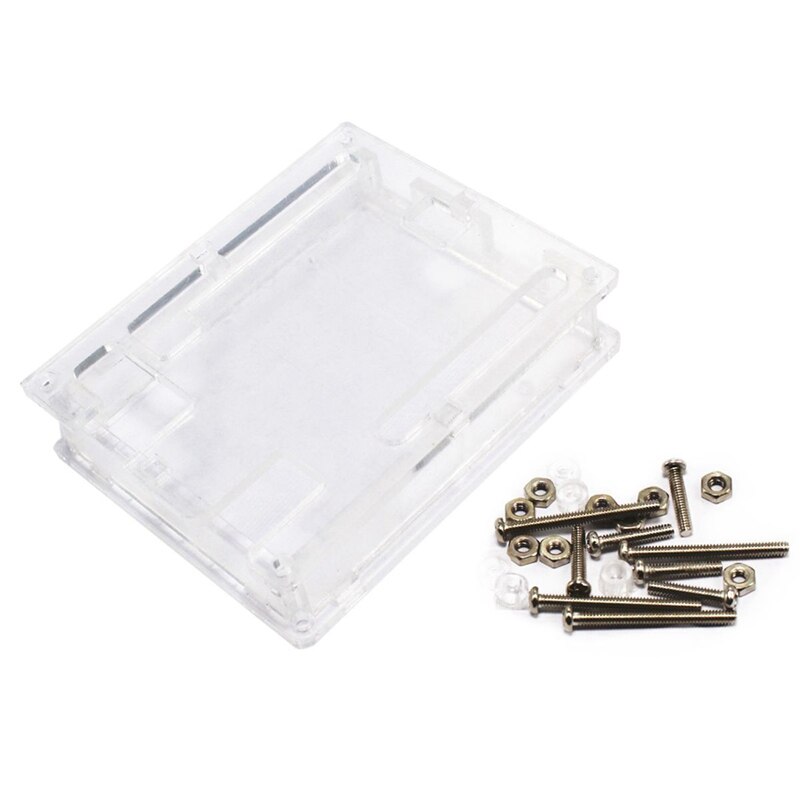 20 Stuks 2.54Mm Pitch 40Pin Male Pin Header Strip Connector & 1Pcs Box Behuizing Transparante Case Voor arduino Uno R3