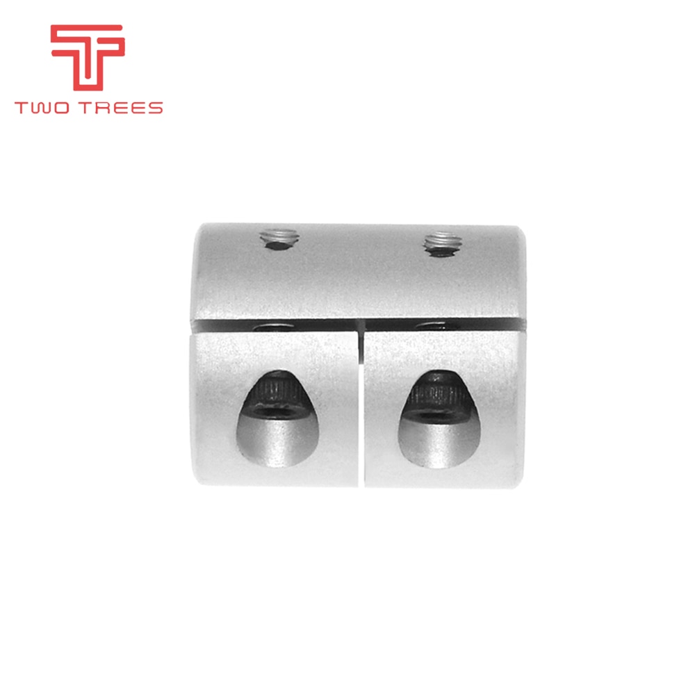 Piezas de impresora 3D T8, tornillo de plomo, acoplador de eje rígido, paso a paso abrazadera, acoplamiento de servo motor D20 L25 5x8x25mm para cr10 ender 3, 1 ud.