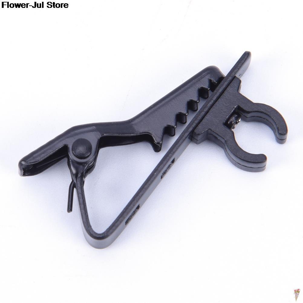 Microphone Lapel Tie Clip Universal for Mini Lapel Lavalier Microphone Mic Clip For Clip Mic Replacement Cable Clip