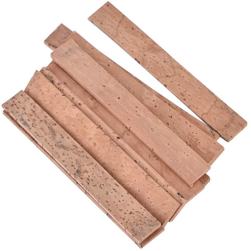 Kit de repuesto para clarinete, 10 Uds. Junta para clarinete, hoja de corcho, instrumento Sax Accesorios de reparación, 9,1x1,3x0,2 cm
