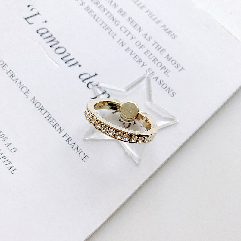 10Pcs Clear Mobiele Telefoon Strass Ring Houder Telefoon Cellulaire Ondersteuning Accessoires Telefoon Stand Socket Voor Alle Smartphone: 08