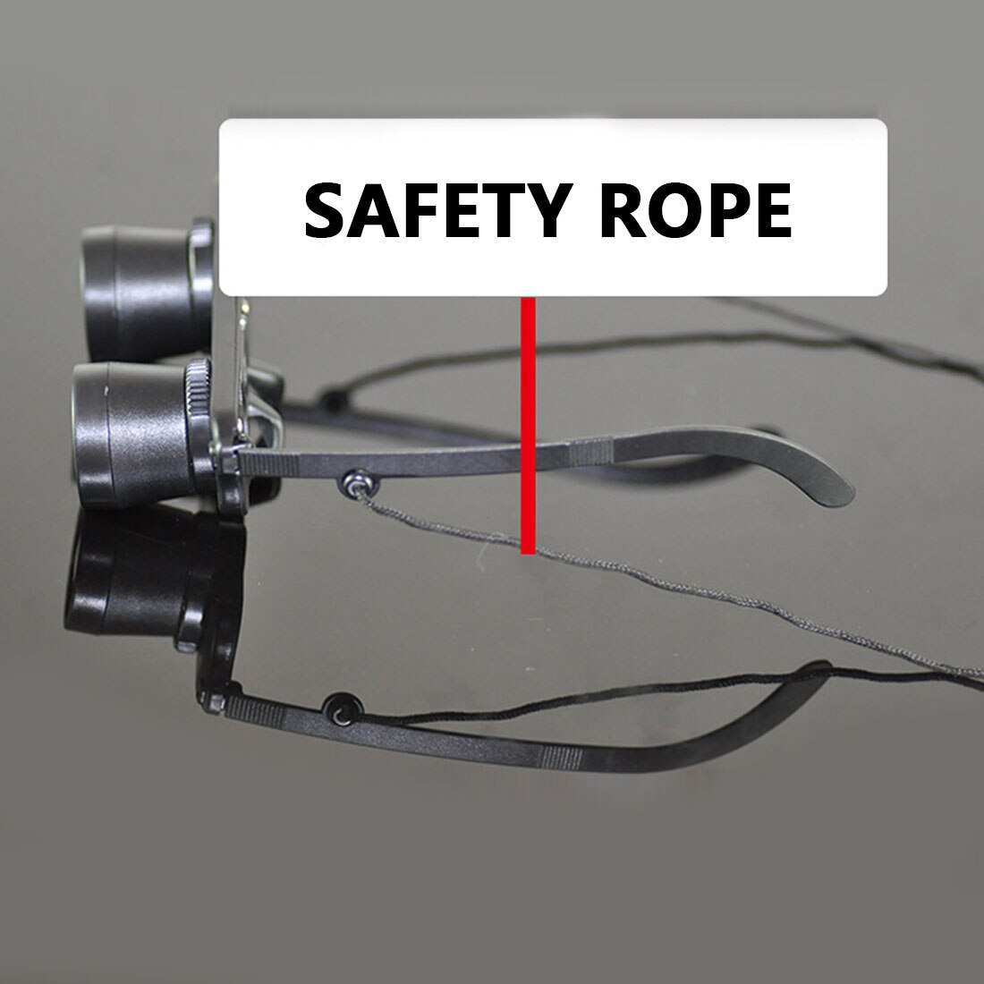 3X Vergrootglas 28 Mm Vergrootglas Voor Outdoor Vissen Optics Verrekijker Telescoop Bril Stijl Zwart