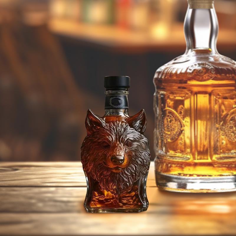 120ml Whisky Glazen Karaf Dier Standbeeld Wijnfles Liquor Container Olifant Herten Uil Tafelblad Decoratie Voor Thuis Bars cafe