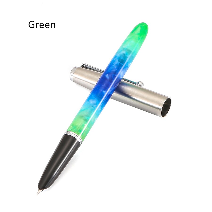 Fantasy crystal Acrylic Fountain pen 0.38mm fine nib writing calligraphy pens Jinhao Stationery Office school supplies A6462: Green