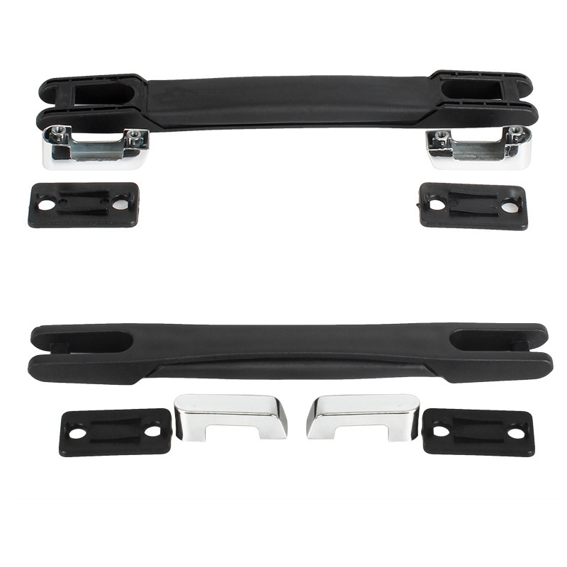 Asa de repuesto para maleta de 22,5 cm, piezas de equipaje de aluminio, correa de transporte de goma, accesorios para carrito, mano telescópica Universal