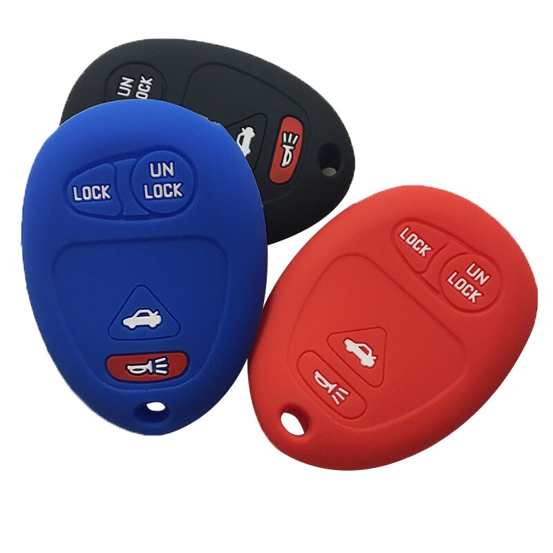 Silikageeli auton avaimen suojus buick century regal regal regalvous avaimenperäsarja chevrolet silikonipussille gmc:lle hummer  h3 fob
