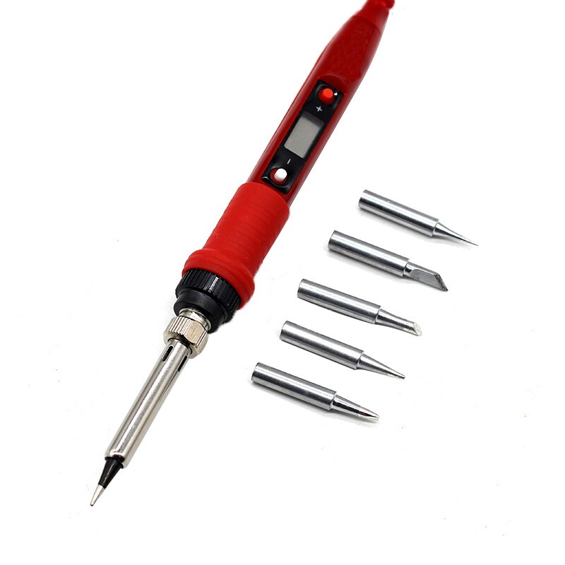 Electric Soldering Iron Temperature Adjustable 220V LCD Digital Display Welding Solder Iron Rework Station Tools