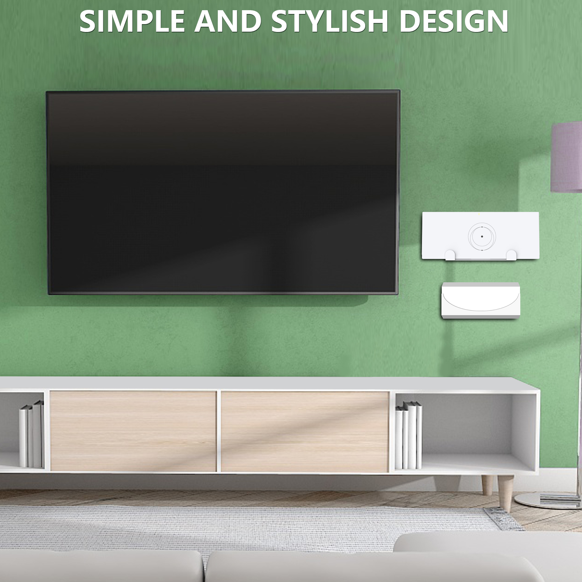 Wall Mounts for Starlink V3 Router and Power Supply, Mounting Accessories for Starlink Router, Metal Starlink Gen 3 Mount Holder