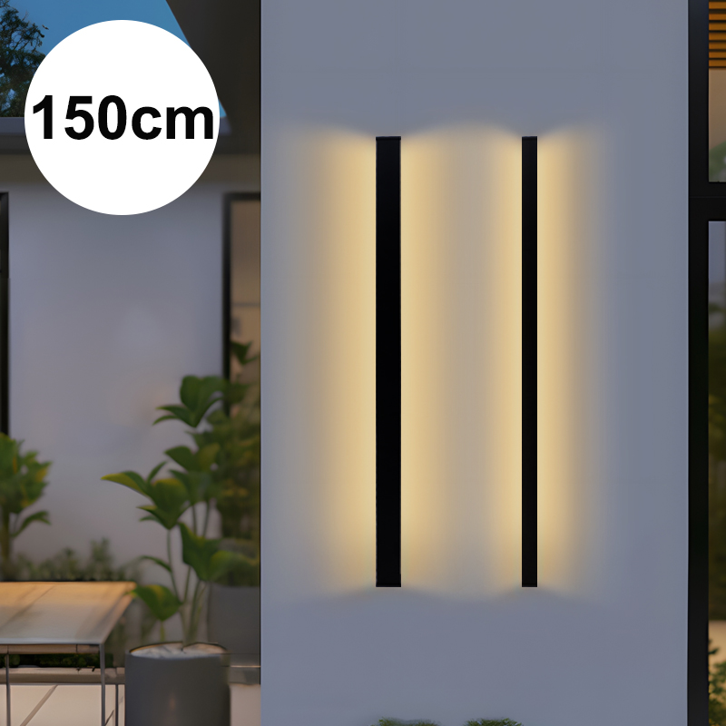 150cm lange væglamper linje minimalistisk lys lang strimmel udendørs vandtæt havedekoration villa baggrundsvæg havelys