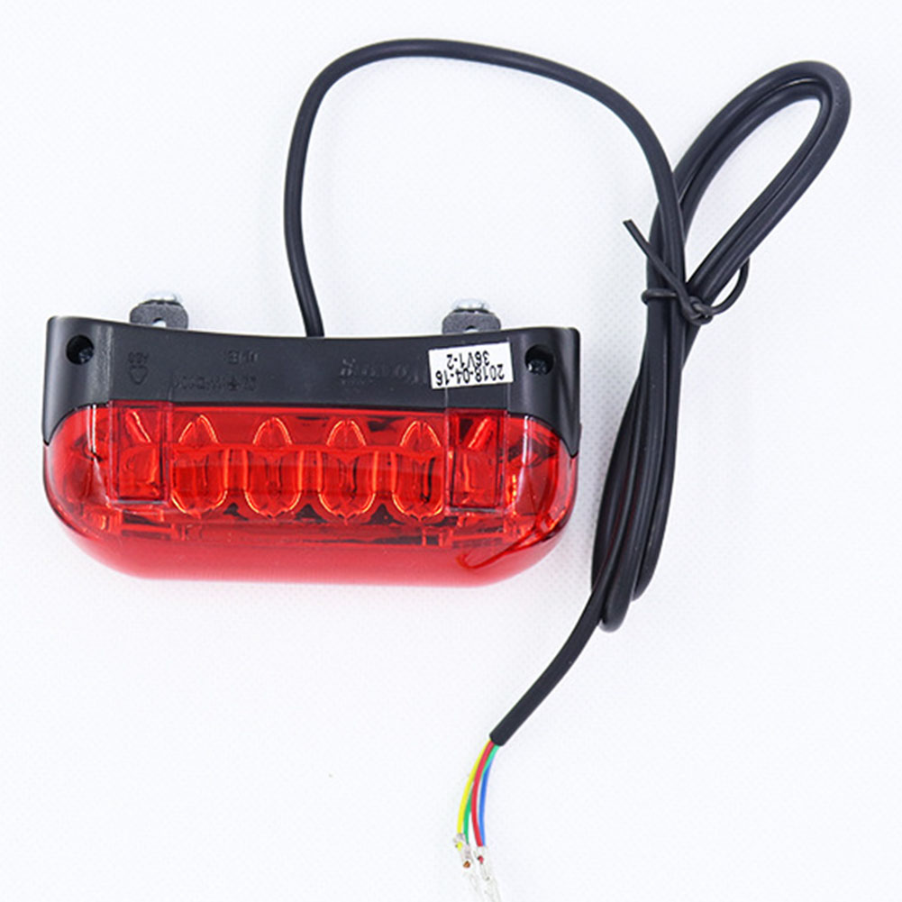 36V Small Universal Scooter Led Outdoor Turn Signal Warning Tail Light E-bike Bright Cycling Safety Night Easy Install Durable