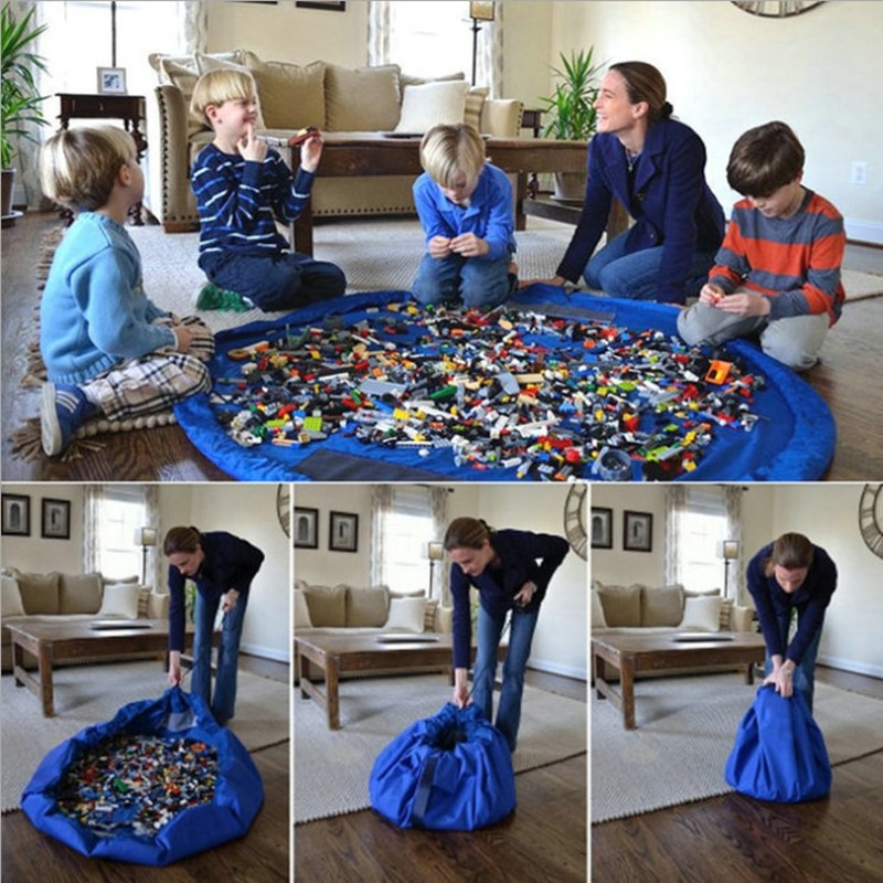 Kinderen draagbare speelgoed opbergtas, picknick beam opbergtas, praktische opbergtas pad, opslag en opslag