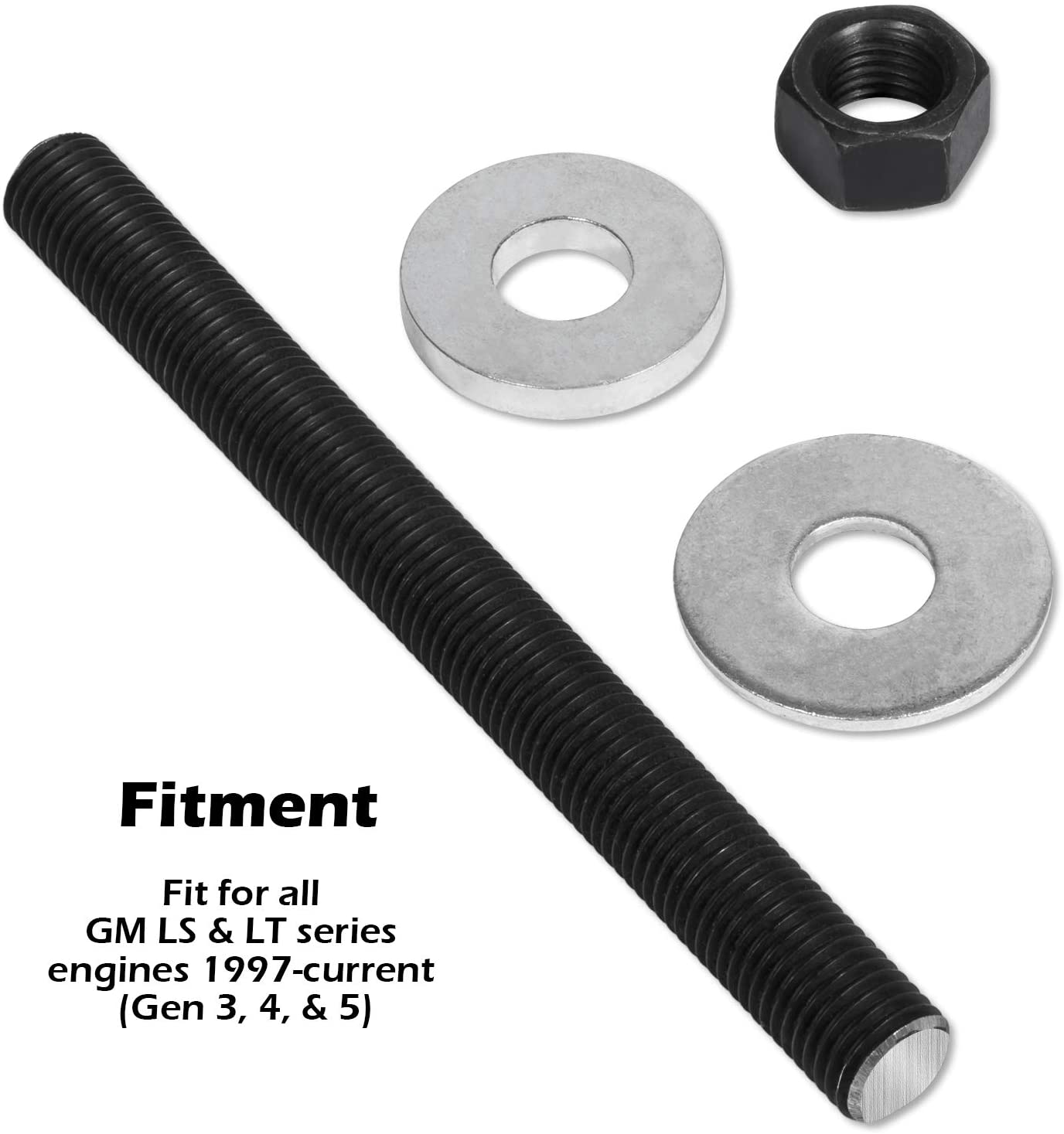 Engine Crankshaft Harmonic Balancer Install Tool Crank Pulley Crankshaft Installation ICT Billet for G M LS1/LS Chevrolet Camaro