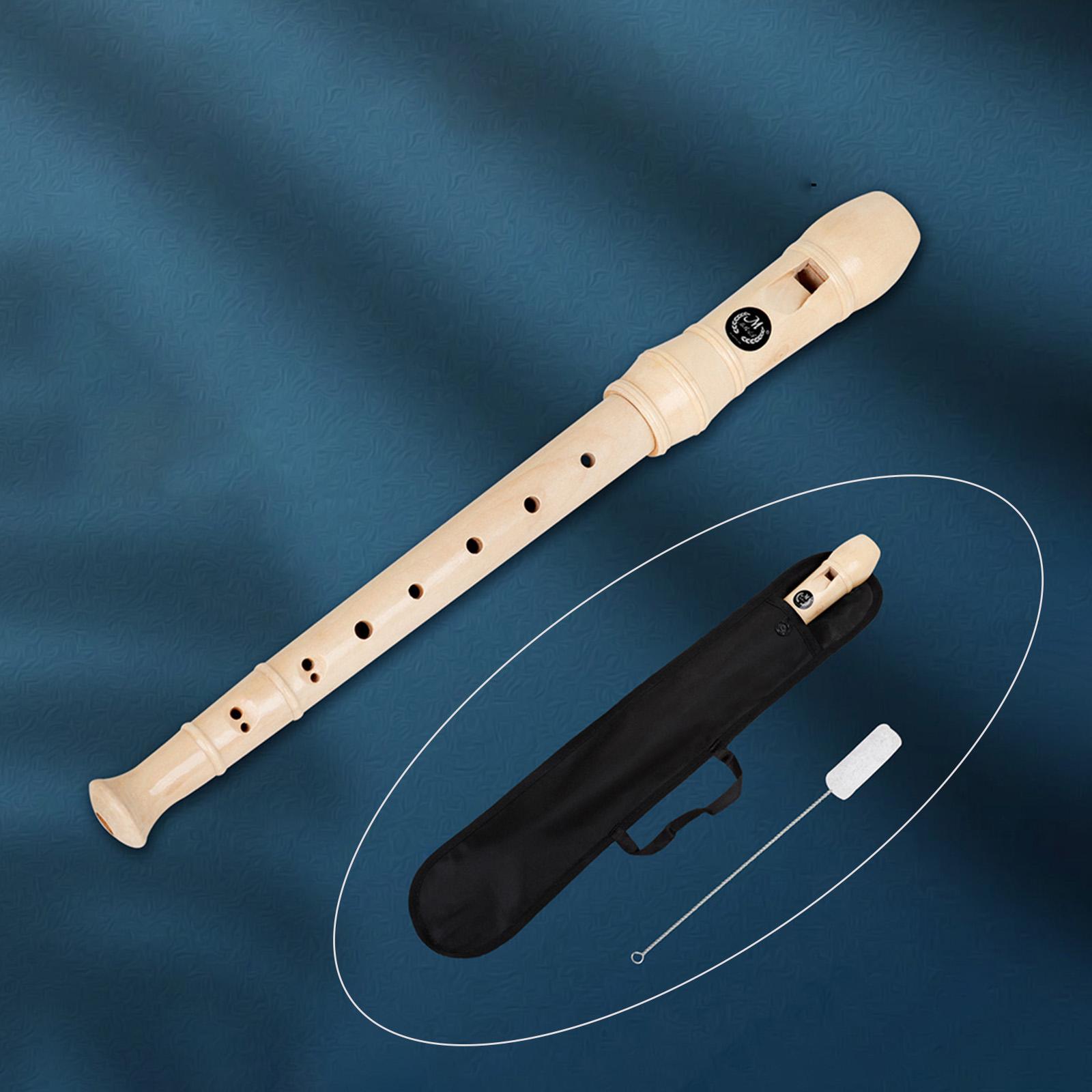 Soprano Recorder Children Educational Tool Musical 8 Holes Long Flute Recorder Instrument for Music Lovers