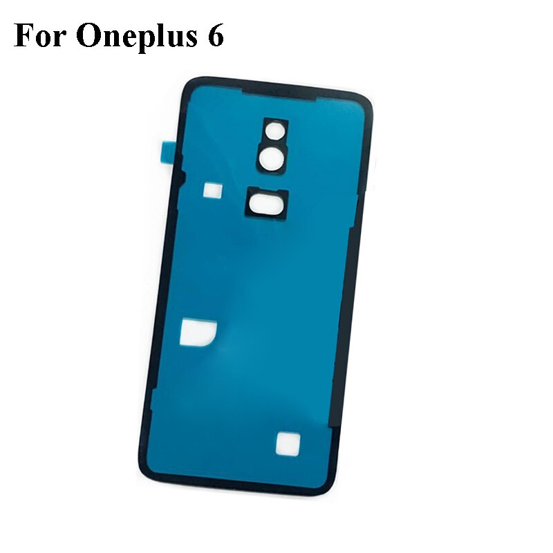 2 stk til oneplus 6 bagdæksel til batteridør 3m lim til en plus 6 seks dobbeltsidet vandtæt selvklæbende mærkatape til oneplus 6