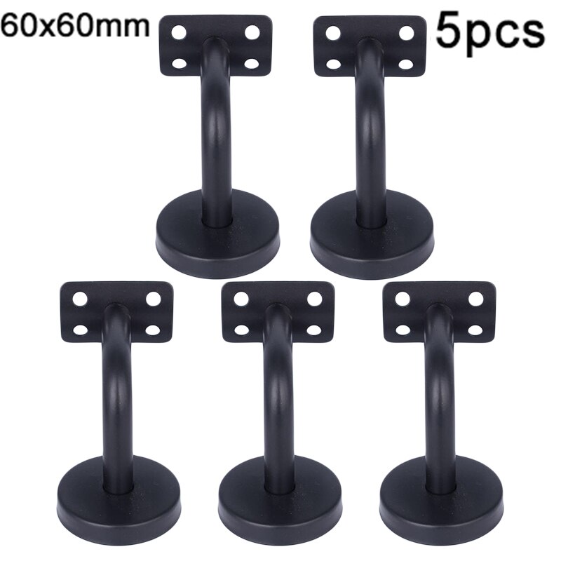5Pcs Leuning Beugels Wandmontage Trap Gebogen Hardware Leuning Ondersteuning