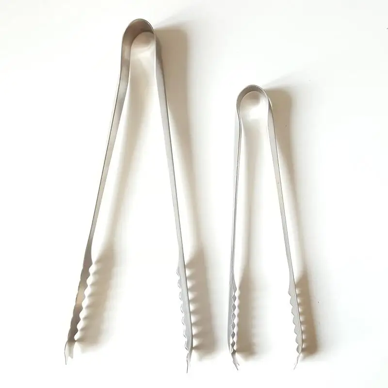 15Cm/19Cm Rvs Buffetten Tang Voor Barbecue Party Bar Clip Brood Eten Ijs Klem Ice Tong keuken Tool