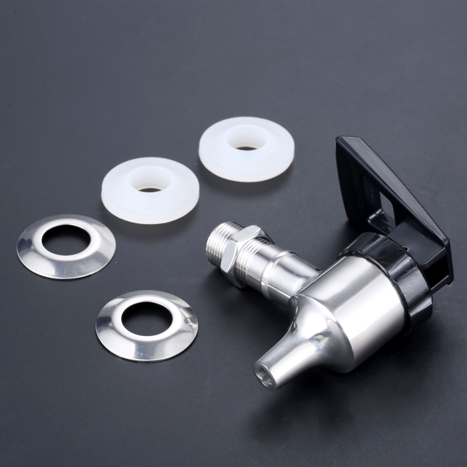 1Pc Tea Water Beverage Tap Faucet Stainless Steel+Plastic Drinks Dispenser Spigot for Juice/Coffee Machine Beer Wine Barrel Tap