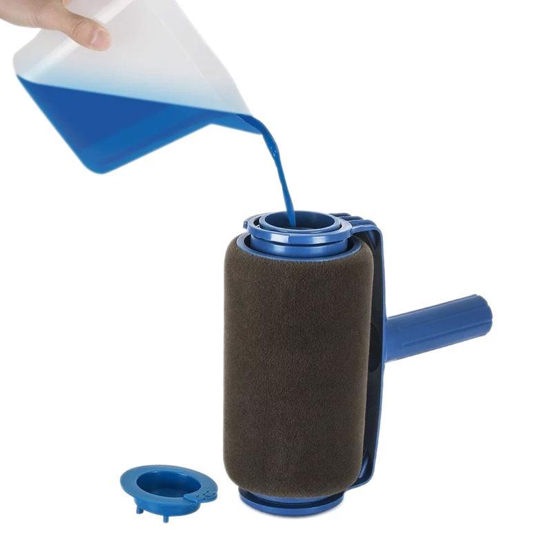 Multifunction DIY Paint Runner Roller Brush Handle Kit Tool Household Pro Corner Set Decorate Home Office Room Wall