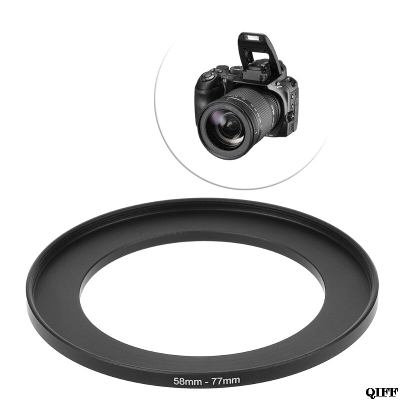 &amp; 58 Mm Tot 77 Mm Metalen Step Up Ring Lens Adapter Filter Camera Tool Accessoires APR29