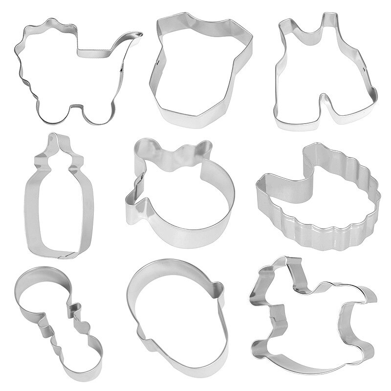 Set 4 Tagliapasta Baby Silikomart Acc095 | Cutter A Molla In Silicone Per Biscotti