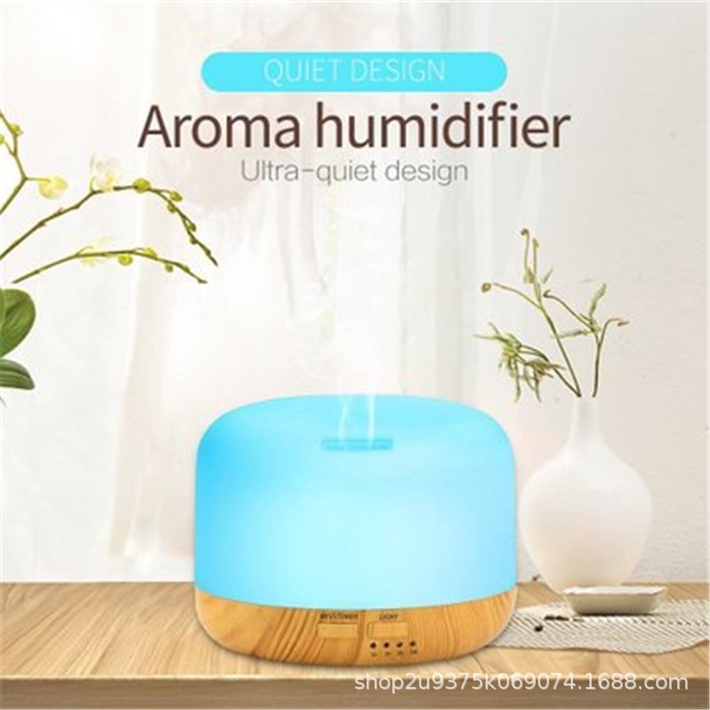Air Humidifier Essential oil diffuser 300ML 500ML Ultrasonic Cool Mist Maker Fogger Humidifier LED Lamp Aroma Diffuser