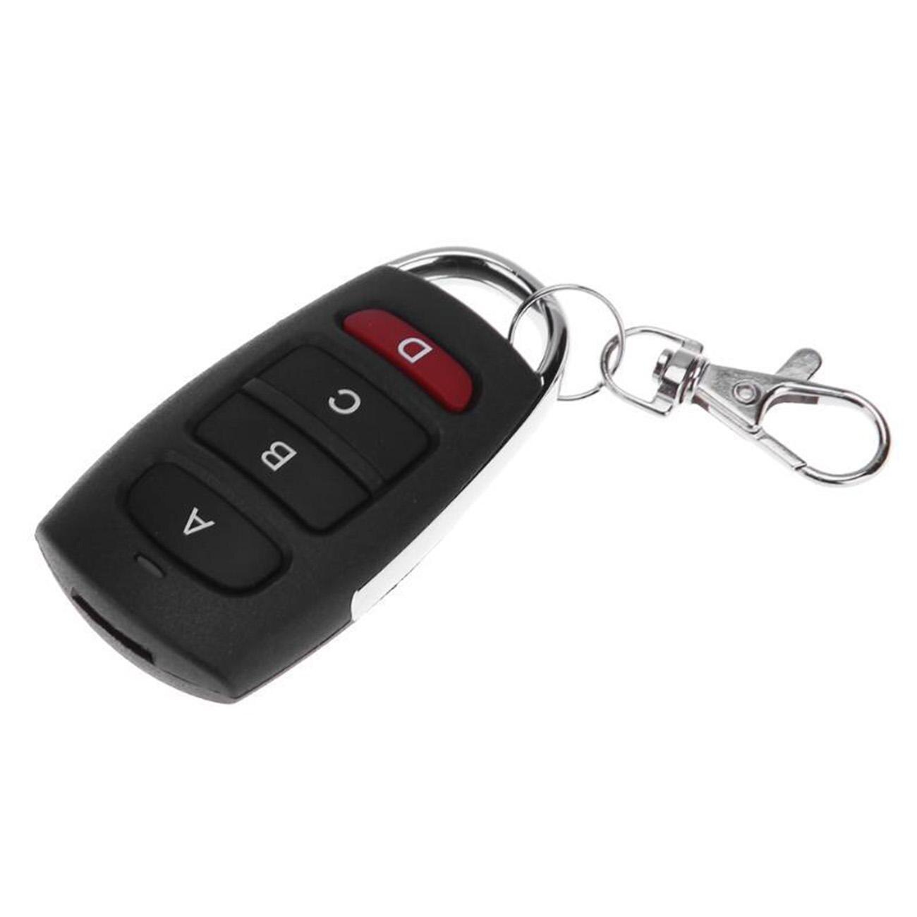 Universal 433mhz Wireless Electric Gate Garage Door Remote Control Key Fob Hand Transmitter Remotes Controller 4 Buttons