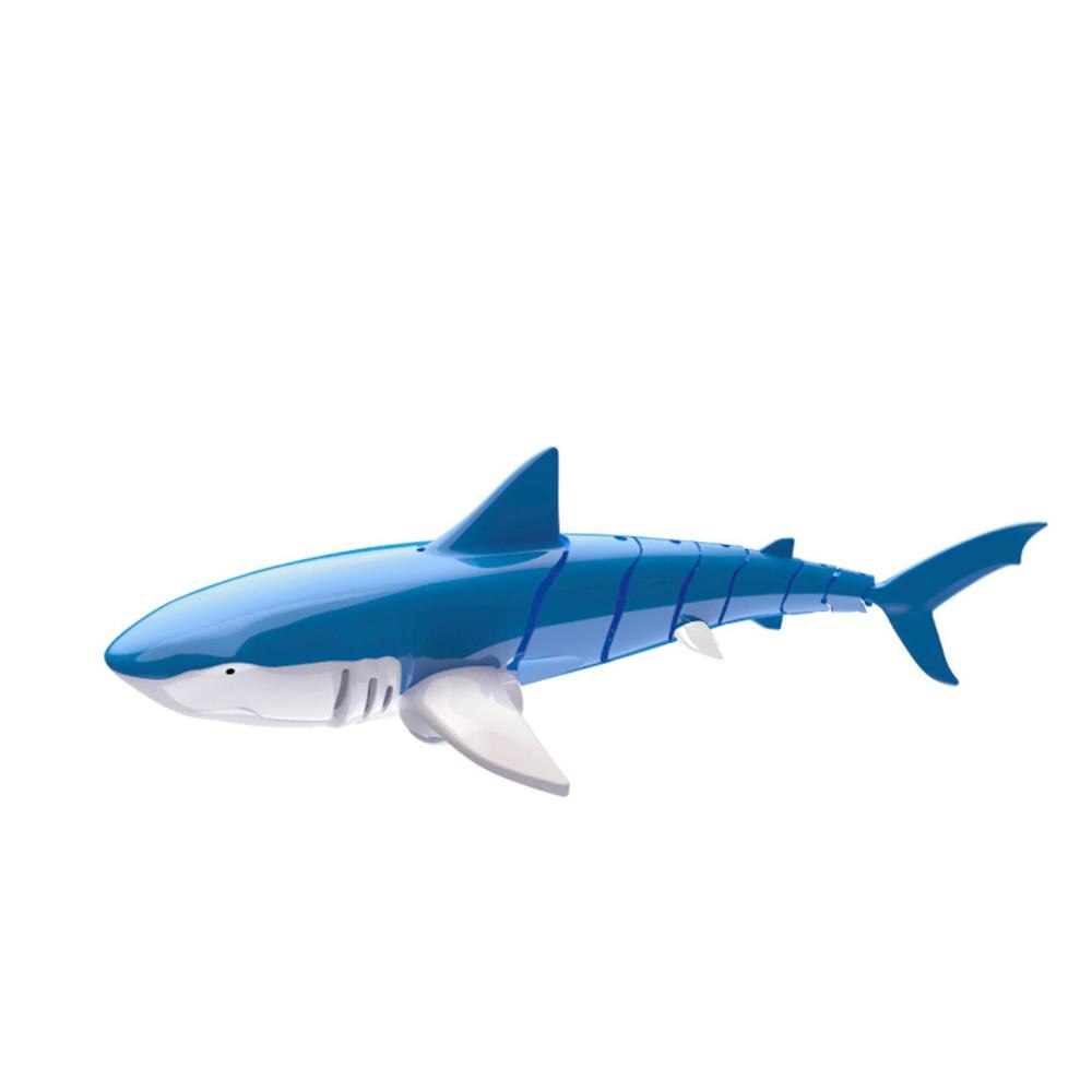Afstandsbediening Vliegende Haai RC Opblaasbare Ballon Speelgoed Haai Clownfish Gift(Blauwe haai