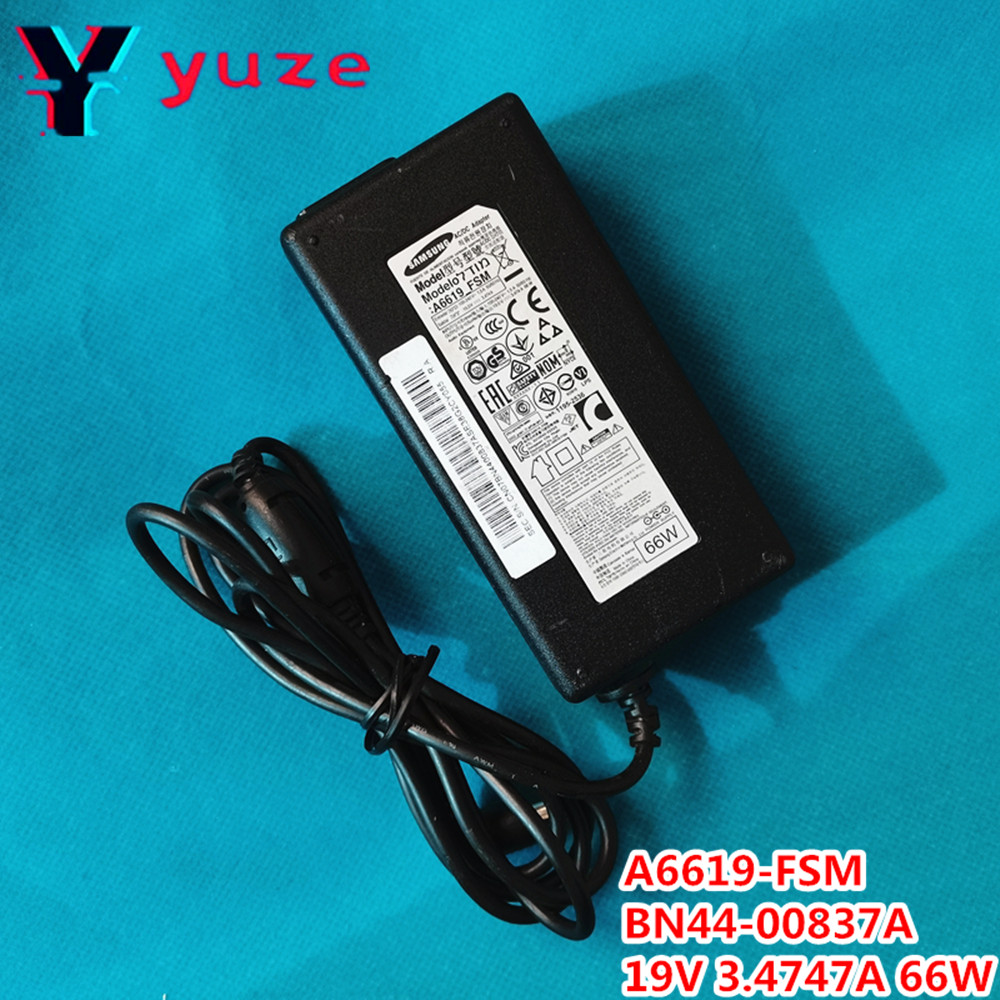 A6619-FSM 19V 3,474 A 66W BN44-00837A AC Adapter Netzteil Ladegerät Für Samsung UE32J5205AK UE32J5200AW UE32N5300AK UN32J5205A