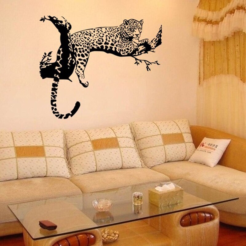 Large Sleeping Tiger Wall Decal - 147x75cm Jungle Animal Sticker For Kids Room
