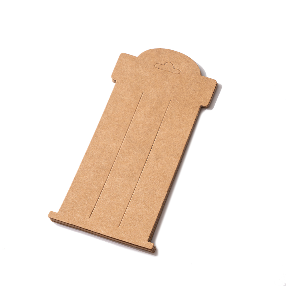 Soporte de cartón para tarjetas de exhibición, accesorio de joyería, organizador, embalaje para pequeñas empresas, Clip para el pelo, 16x8cm, 20 piezas: Gris