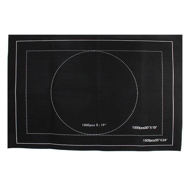 MaxRenard 1000 Pieces Round Shape Jigsaw Puzzles for Adults 70*70cm Paper Assembling Painting Puzzles for Adults: Puzzle Mat