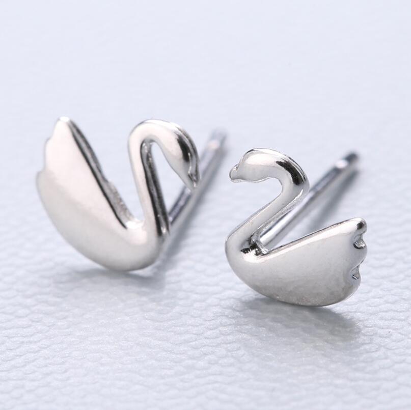 XIYANIKE Vendita Calda 925 Sterling Silver Carino Orecchini Con Perno Orecchio Ago Semplice di Modo Geometria Orecchini di Personalità Per Le Donne 73-90: 78