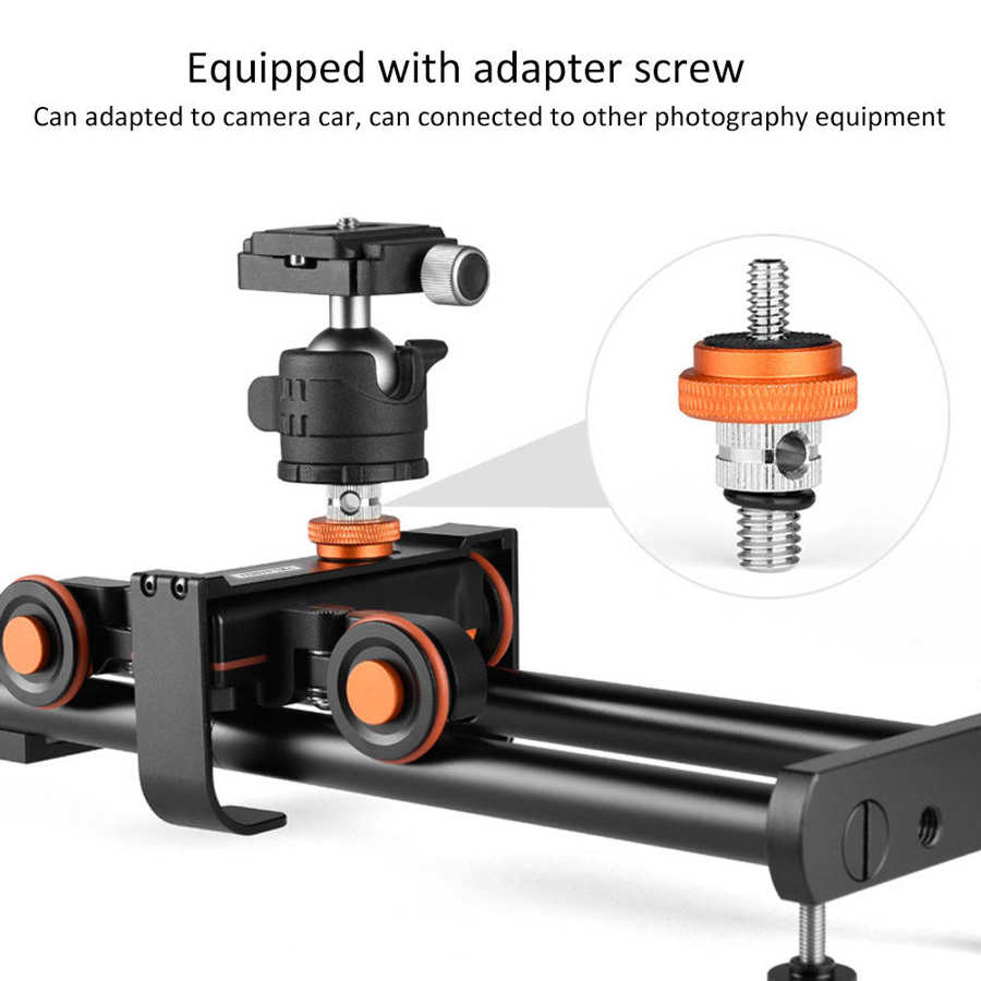 YELANGU Camera Slider Dolly Rail Video Stabilizer for L4X Electric Car Slider for SLR Camera Phone VLOG Video Shooting