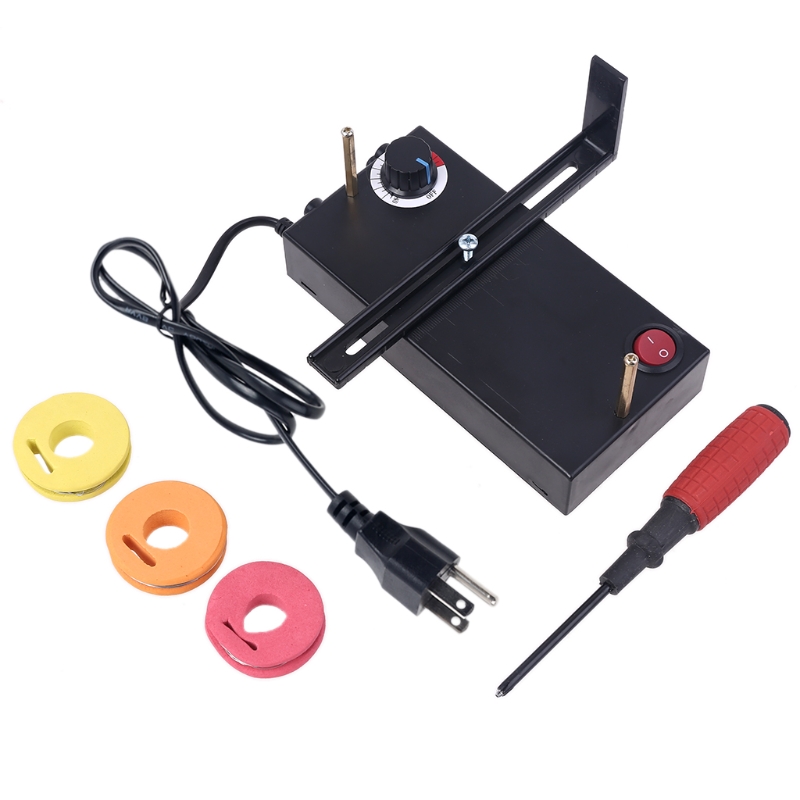 Small Ribbon Cutter Machine DIY Manual Cuting Tool DIY Rope Band Craft Home DIY Ribbon Cutter Machine Thermal Cutter: US Plug