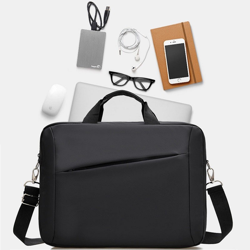 Bolso para portátil de gran capacidad para trabajo, viaje, oficina, maletines de negocios para hombre, bolso para portátil, documentos, funda de ordenador con correa
