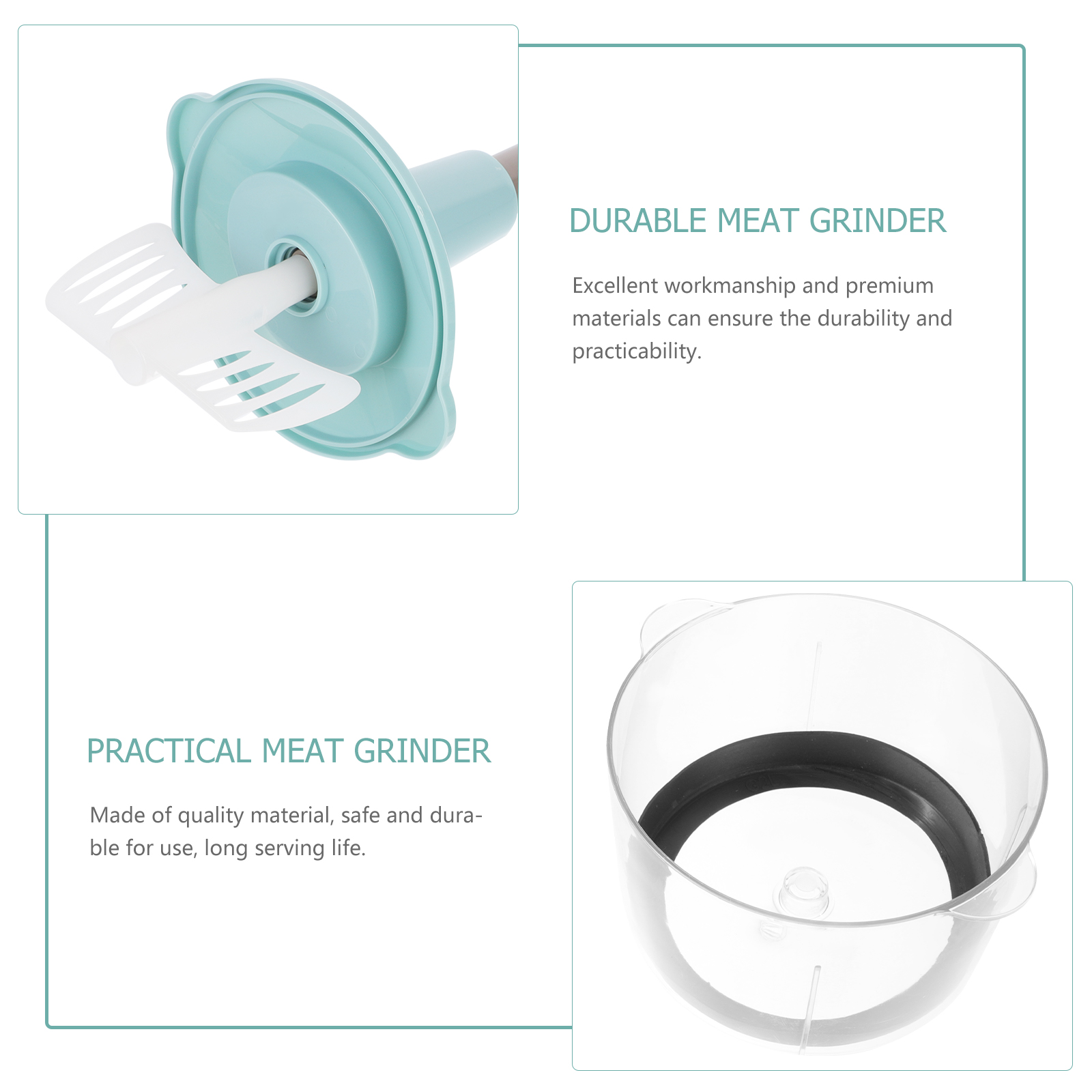 Manual Meat Grinder Food Processor Chopper for Home Kitchen Commercial Use