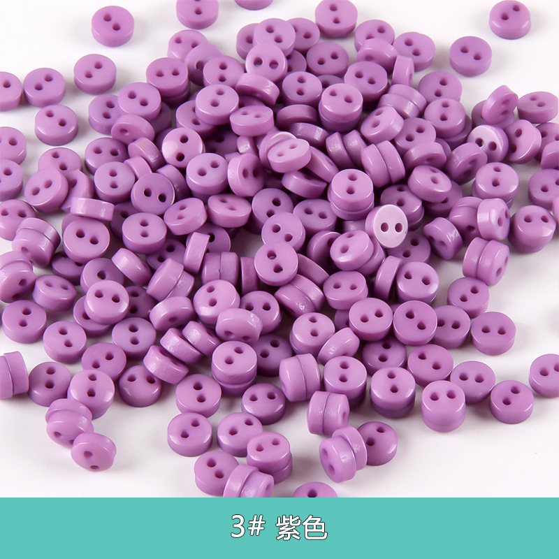 100 Uds. Mini botones de resina de 6mm, accesorios de costura coloridos para ropa infantil, álbum de recortes DIY con dos agujeros: Plata antigua