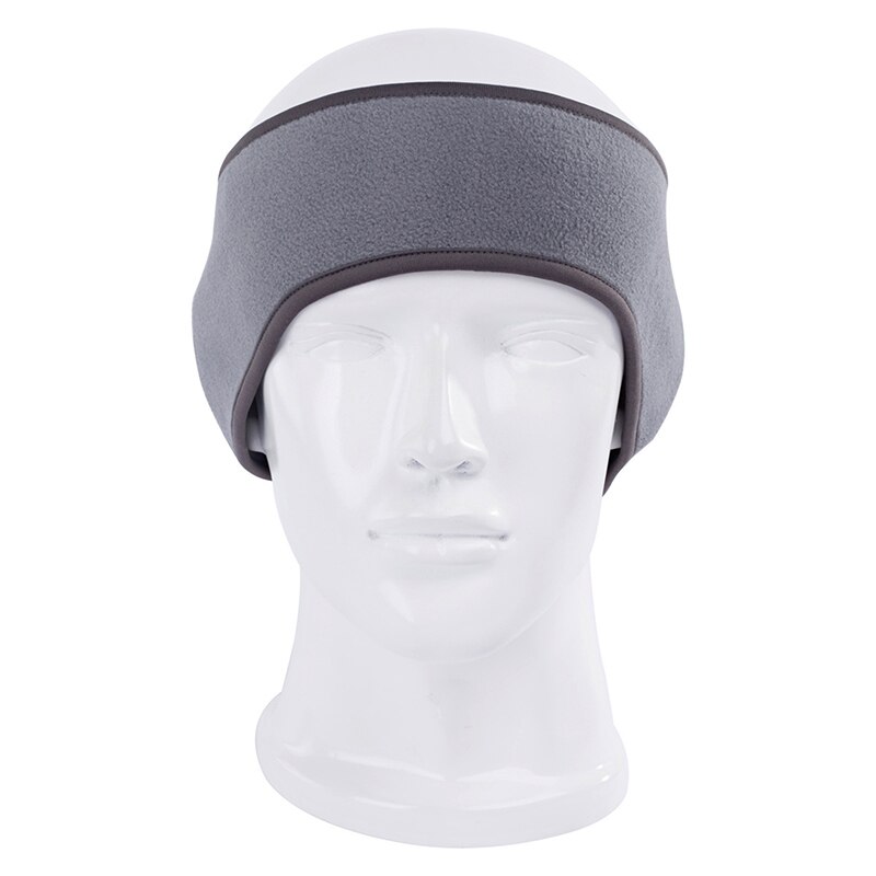 Ohrenklappen-haarreif für draußen, warme plüsch-ohrenschützer-mütze für den winter, fitness-yoga-mütze für damen, thermo-haaraccessoires für den winter: Grau