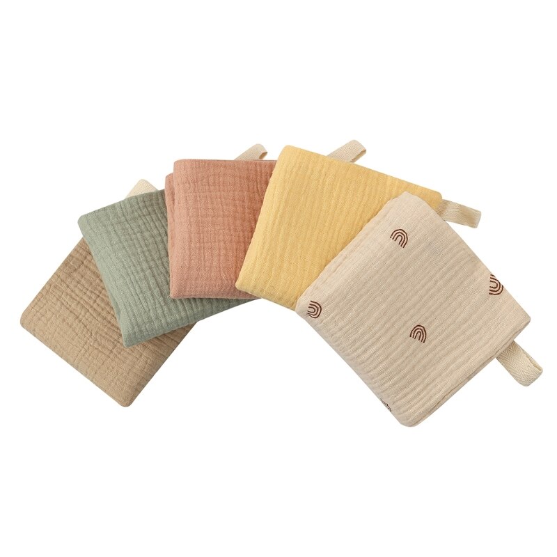 5 Stck Handtuch Baby Waschlappen Baby Handtuch Taschentuch Baumwolle Spucktuch Weichen, Saugfähigen Blick Kindergarten Waschlappen: 13