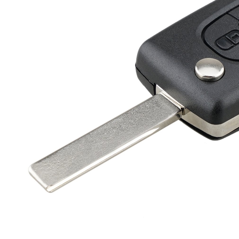 02B convient pour Peugeot 3008 5008 2 bouton télécommande clé housse coque gousset Ce0523 Hu83 coque couverture clé protecteur