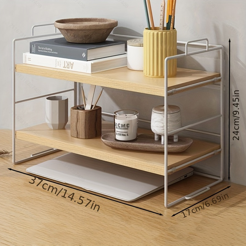 Desktop shelf desk bookshelf simple multi-layer Sorting and storage small shelves