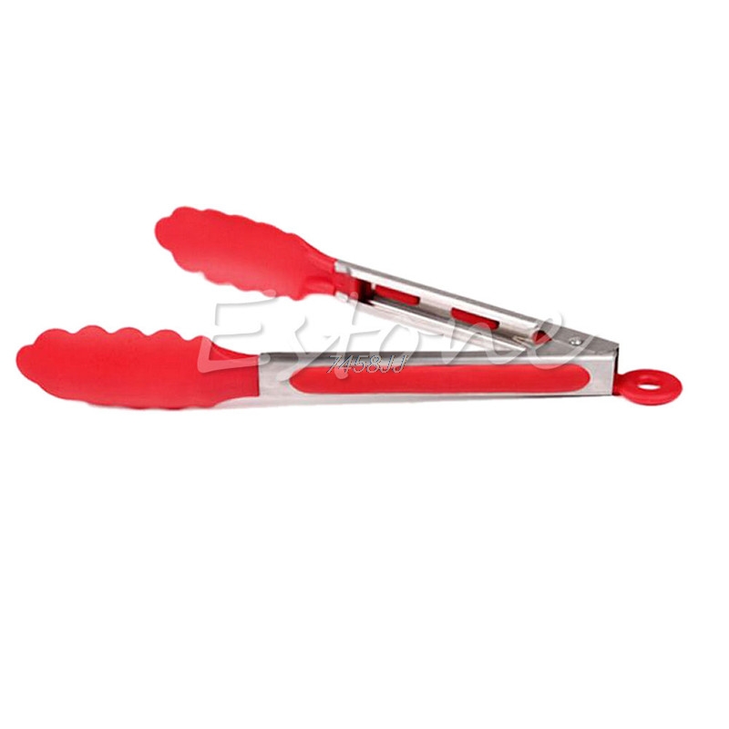 BBQ Tools Barbecue Cooking Tools BBQ Grill Utensils Outdoor Plastic Silicone Stainless Steel Tongs Kitchen Gadgets