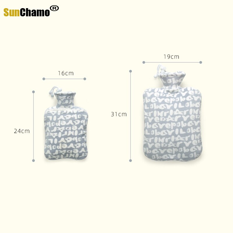 Warm Water Fles Warm Water Zak Water Injectie, foot Warming Bed Size Pluche Schattige Mini Draagbare Baby Meisje Warming Handen