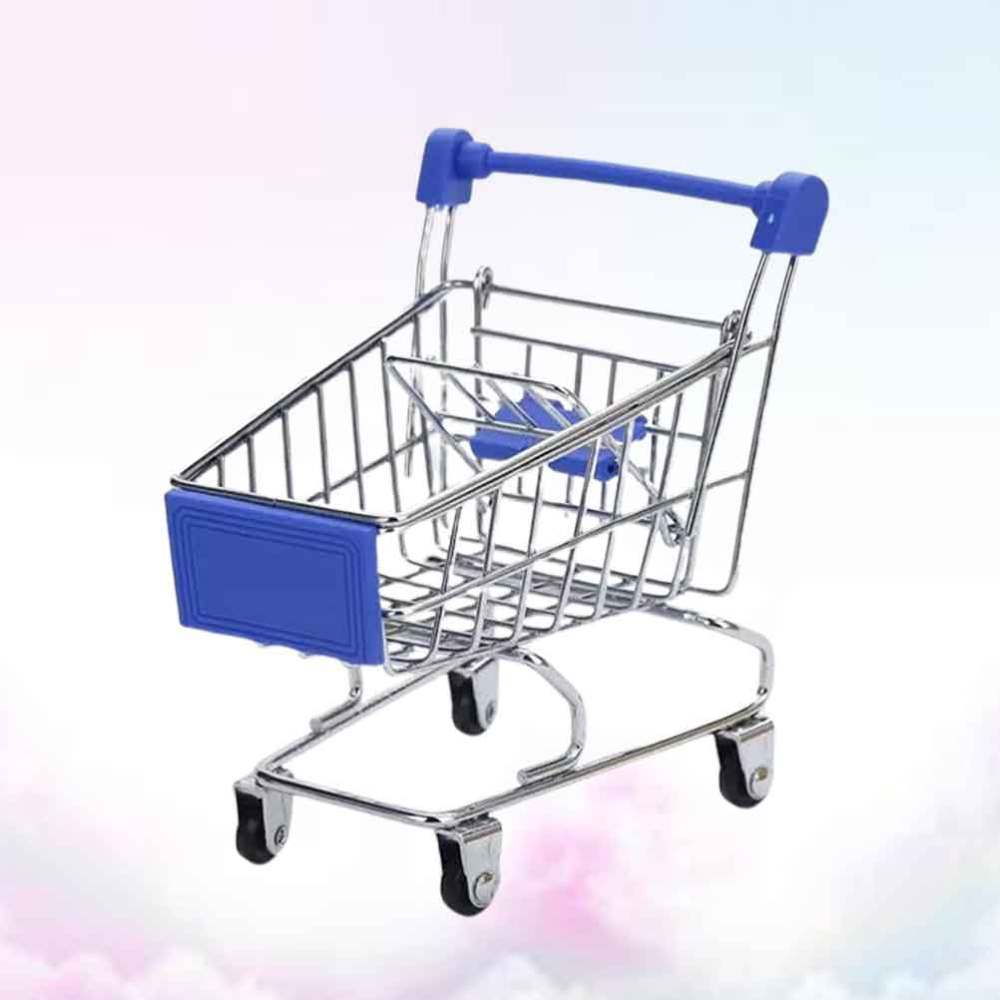 Winkelwagentjes Mini-winkelwagentje Opvouwbare draagbare trolley Boodschappenwagentje voor thuis Draagbare gereedschapskarren