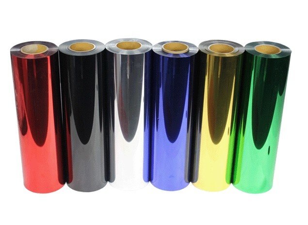 50 cm x 100 cm Heat Transfer Vinyl Film HUISDIER Metalen licht Spiegel Afwerking voor Textiel T- shirrt Print Ijzer OP Druk Snijden