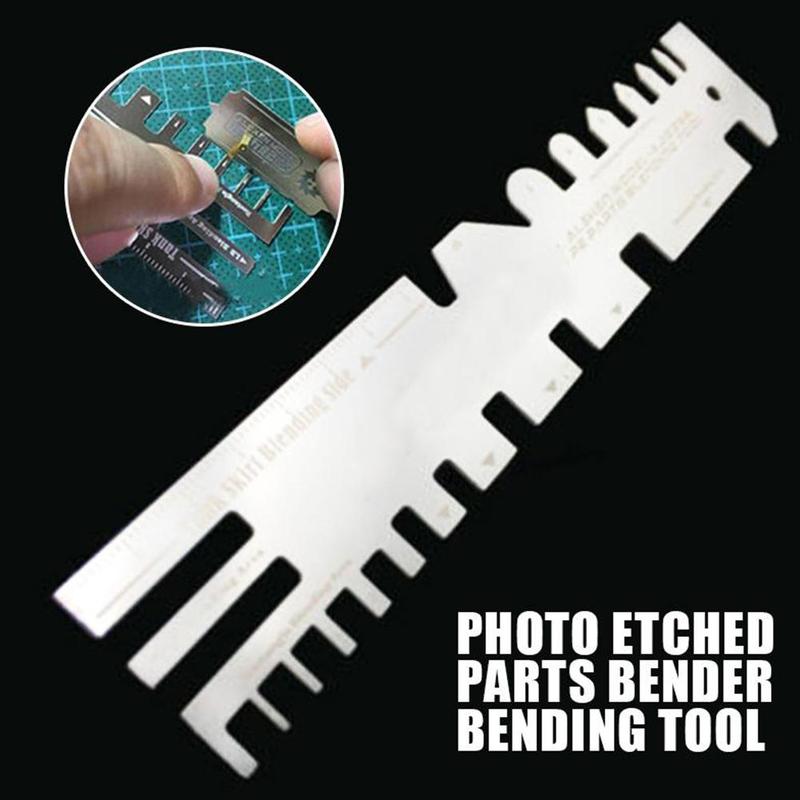 Model Modification Tool Auxiliary Ruler Etching Sheet Pliers Hand Pressing Bending Dedicated Vise L1J2