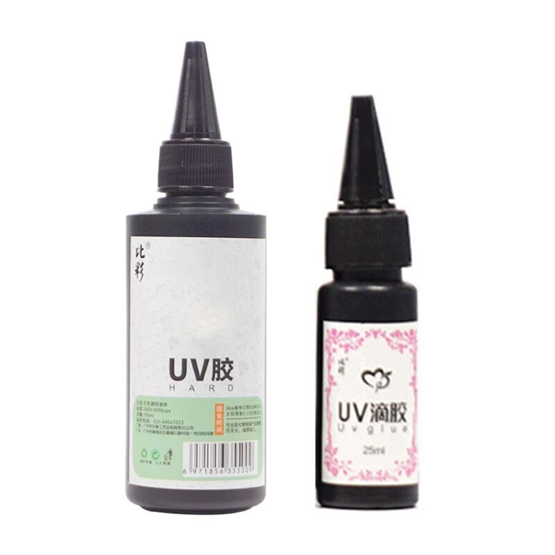 UV Resin Curing Epoxy Hard UV Glue Sun Curing Resin DIY Jewelry Making Sunlight Activated Resin for Casting Coatings