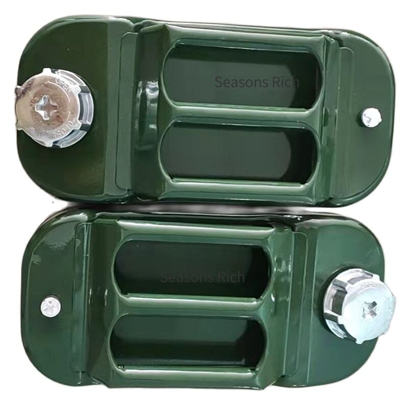 30L Metall Jerry Panzer Edelstahl Kraftstoff Dosen Benzin Dosen Auto Kanister Halfter Mit 3 Griffe Aluminium Legierung Auslauf Lagerung Panzer