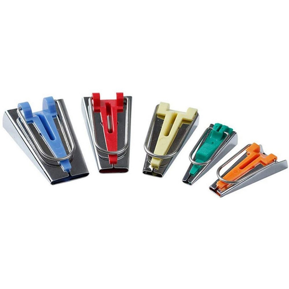 Hemming device 6/19/12/18/25mm 5 Sizes Sewing Accessories Hemming Household Sewing Tools Bias Binding Maker Belt Device Crimper5: 2ps